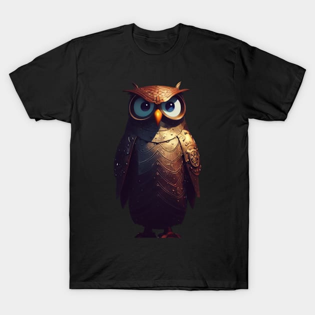 The Great Horn Owl T-Shirt by rogergren